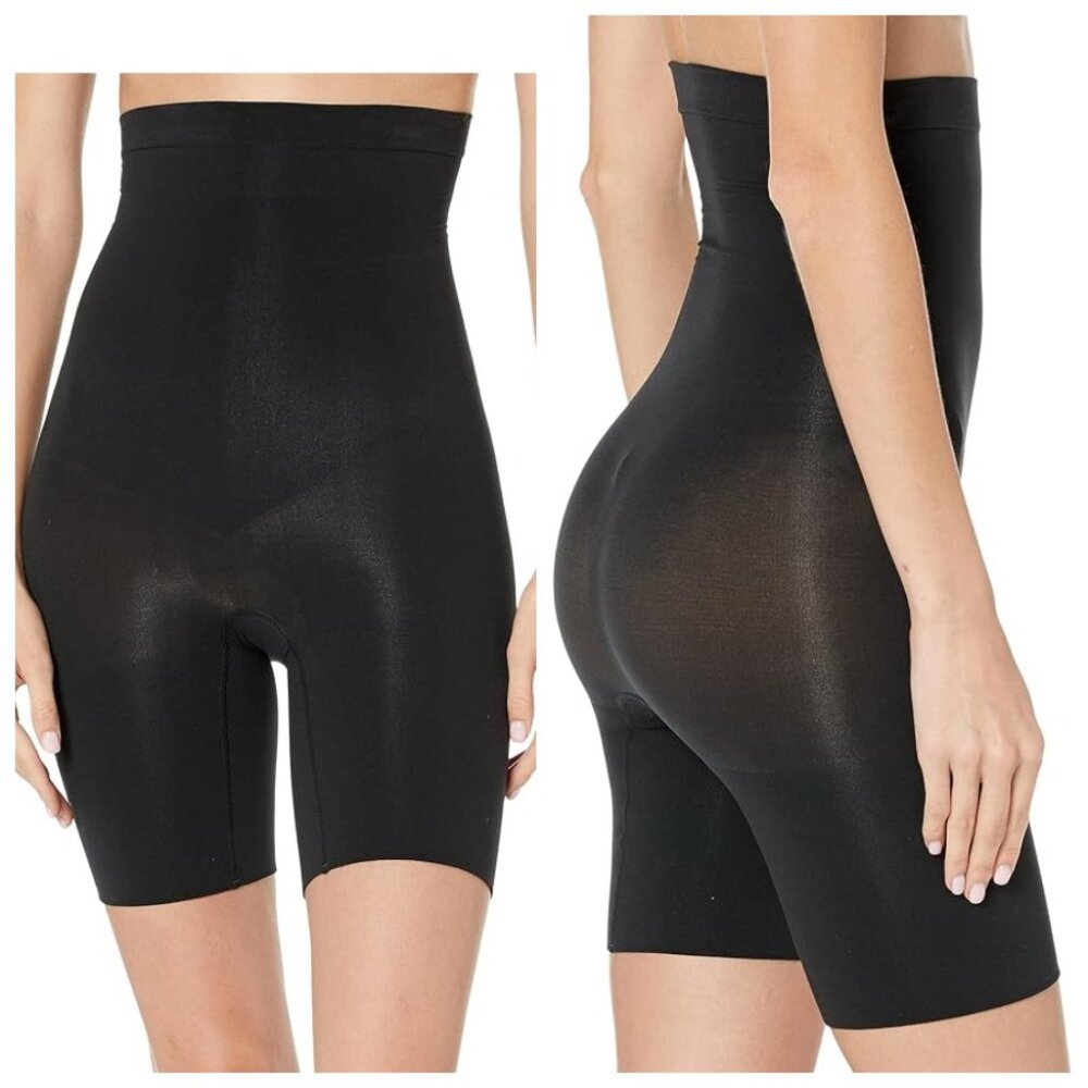 SPANX Higher Power Seamless Mid-Thigh Shaping Short NIB